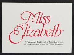 Miss Elizabeth [Logo Contest] #136 Wrestling Cards 1990 Classic WWF Prices