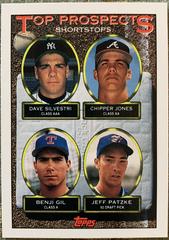 Dave Silvestri, Chipper Jones, Benji Gil, Jeff Patzke Baseball Cards 1993 Topps Micro Prices