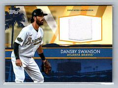 Dansby Swanson Baseball Cards 2022 Topps Update All Star Stitches Relics Prices