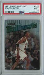 Scottie Pippen #125 Basketball Cards 1997 Finest Embossed Prices