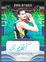 Goga Bitadze [Green Shimmer] Basketball Cards 2019 Panini Prizm Rookie Signatures Prices