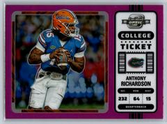 Anthony Richardson [Pink] #4 Football Cards 2023 Panini Chronicles Draft Picks Contenders Optic Prices