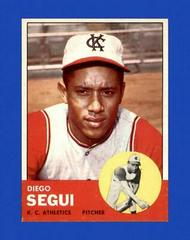 Diego Segui Baseball Cards 1963 Topps Prices