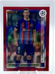 Robert Lewandowski [Red] #53 Soccer Cards 2022 Topps Merlin Chrome UEFA Club Competitions Prices