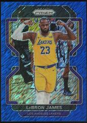 LeBron James [Blue Shimmer] Basketball Cards 2021 Panini Prizm Prices