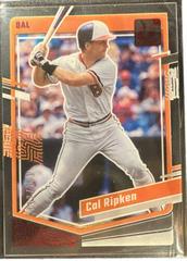 Cal Ripken [Red] #18 Baseball Cards 2023 Panini Chronicles Clearly Donruss Prices