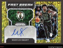 Marcus Smart [Gold] #FB-MSC Basketball Cards 2022 Panini Prizm Fast Break Autographs Prices