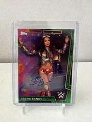 Sasha Banks [Green Autograph] Wrestling Cards 2018 Topps WWE Women's Division Prices