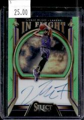 JaVale McGee [Neon Green Prizm] Basketball Cards 2019 Panini Select in Flight Signatures Prices