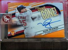 Mark McGwire [Orange] #GA-MMC Baseball Cards 2023 Topps Pristine Going Gone Autographs Prices