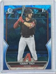 Tommy Troy #BDC-103 Baseball Cards 2023 Bowman Draft Chrome Sapphire Prices