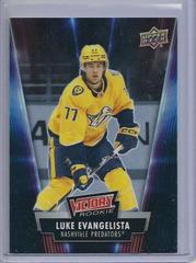 Luke Evangelista #V-12 Hockey Cards 2024 Upper Deck National Card Day Victory Black Rookie Prices