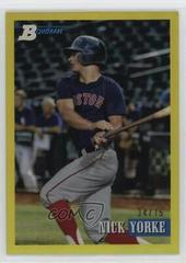 Nick Yorke [Chrome Prospect Yellow] #113 Baseball Cards 2021 Bowman Heritage Prices
