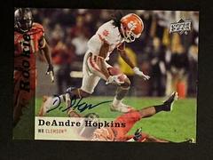 DeAndre Hopkins [Autograph] #85 Football Cards 2013 Upper Deck Prices