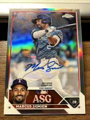 Marcus Semien #ASGA-MSE Baseball Cards 2023 Topps Chrome Update All Star Game Autographs Prices