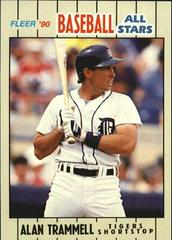Alan Trammell Baseball Cards 1990 Fleer Baseball All-Stars Prices