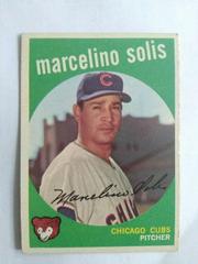 Marcelino Solis [Gray Back] Baseball Cards 1959 Topps Prices
