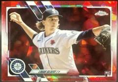 Logan Gilbert [Red] #US318 Baseball Cards 2021 Topps Chrome Update Sapphire Prices
