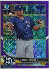 Fernando Tatis Jr. [Purple Refractor] Baseball Cards 2018 Bowman Mega Box Chrome Prices