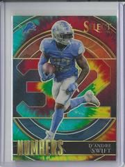 D'Andre Swift [Tie Dye] Football Cards 2021 Panini Select Numbers Prices
