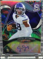 Justin Jefferson [Psychedelic] #SIG-JJE Football Cards 2022 Panini Spectra Signatures Prices