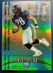 Fred Taylor [Refractor w/ Coating] Football Cards 1998 Topps Finest Prices