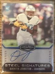 Quentin Johnston #RSSQJO Football Cards 2023 Panini Plates and Patches Rookie Steel Signatures Prices