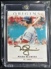 Mark McGwire [Gold Ink] #OASI-MM Baseball Cards 2021 Panini Chronicles Origins Autographs Prices