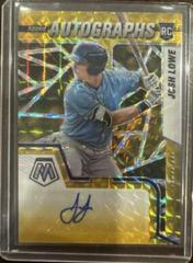 Josh Lowe [Gold] #RAM-JO Baseball Cards 2022 Panini Mosaic Rookie Autographs Prices