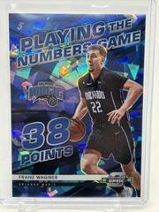 Franz Wagner [Blue Ice] Basketball Cards 2021 Panini Contenders Optic Playing the Numbers Game Prices