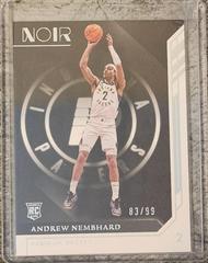 Andrew Nembhard #169 Basketball Cards 2022 Panini Noir Prices
