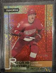 Lucas Raymond [Red] Hockey Cards 2021 Upper Deck Synergy Rookie Journey Home Prices