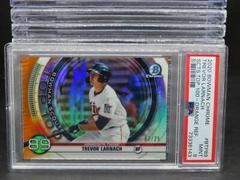 Trevor Larnach [Orange Refractor] Baseball Cards 2020 Bowman Chrome Scouts' Top 100 Prices