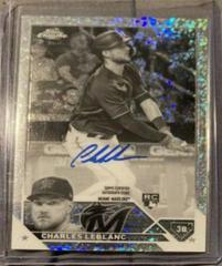 Charles Leblanc [B & W Mini Diamond] #RA-CL Baseball Cards 2023 Topps Chrome Update Rookie Autographs Prices