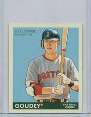 Jed Lowrie [Mini Green Back] #19 Baseball Cards 2009 Upper Deck Goudey Prices