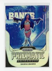 Sasha Banks [Silver Prizm] Wrestling Cards 2022 Panini Prizm WWE Prizmatic Entrances Prices