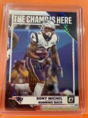 Sony Michel Football Cards 2019 Donruss The Champ is Here Prices