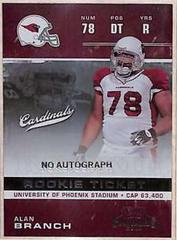 Alan Branch [Playoff Ticket] #106 Football Cards 2007 Playoff Contenders Prices