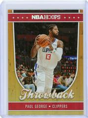 Paul George #11 Basketball Cards 2022 Panini Hoops Throwback Prices