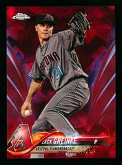 Zack Greinke [Red] #507 Baseball Cards 2018 Topps Chrome Sapphire Prices