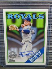Bobby Witt Jr. Baseball Cards 2023 Topps Silver Pack 1988 35th Anniversary Autographs Prices