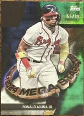 Ronald Acuna Jr. [Green Crackle Foil] #1 Baseball Cards 2024 Topps Prices