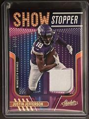 Justin Jefferson [Gold] #SSM-5 Football Cards 2022 Panini Absolute Show Stopper Materials Prices