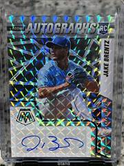 Jake Brentz [Mosaic] #RAM-BR Baseball Cards 2022 Panini Mosaic Rookie Autographs Prices