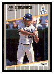 Jim Eisenreich Baseball Cards 1989 Fleer Update Prices
