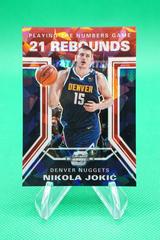 Nikola Jokic [Red Cracked Ice] Basketball Cards 2019 Panini Contenders Optic Playing the Numbers Game Prices