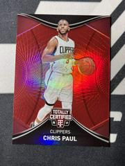 Chris Paul [Red] #3 Basketball Cards 2016 Panini Totally Certified Prices
