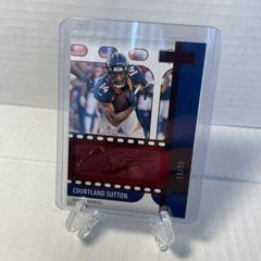 Courtland Sutton [Red] #SS-CSU Football Cards 2021 Panini Chronicles Signature Series Prices