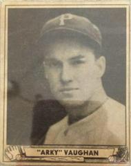 Arky Vaughan Baseball Cards 1940 Play Ball Prices