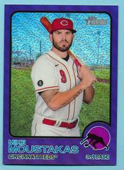 Mike Moustakas [Chrome Purple] Baseball Cards 2022 Topps Heritage Prices
